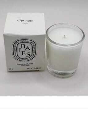 Diptyque Baies Candle Mini Size 35 g / 1.23 oz - NEW w Box!
